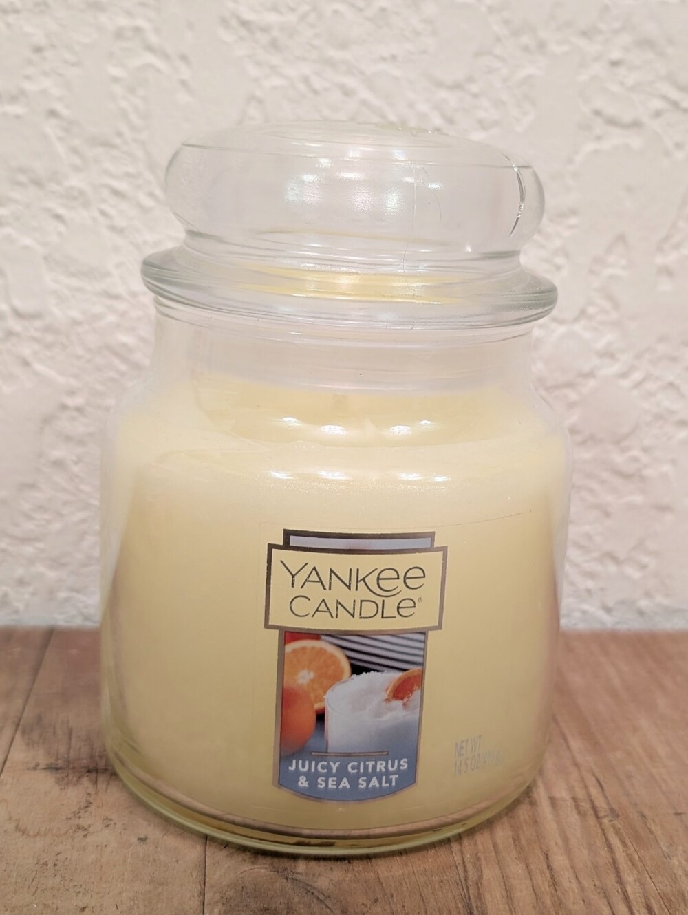Yankee Candle Juicy Citrus & Sea Salt Medium Jar Candle NEW 🍋